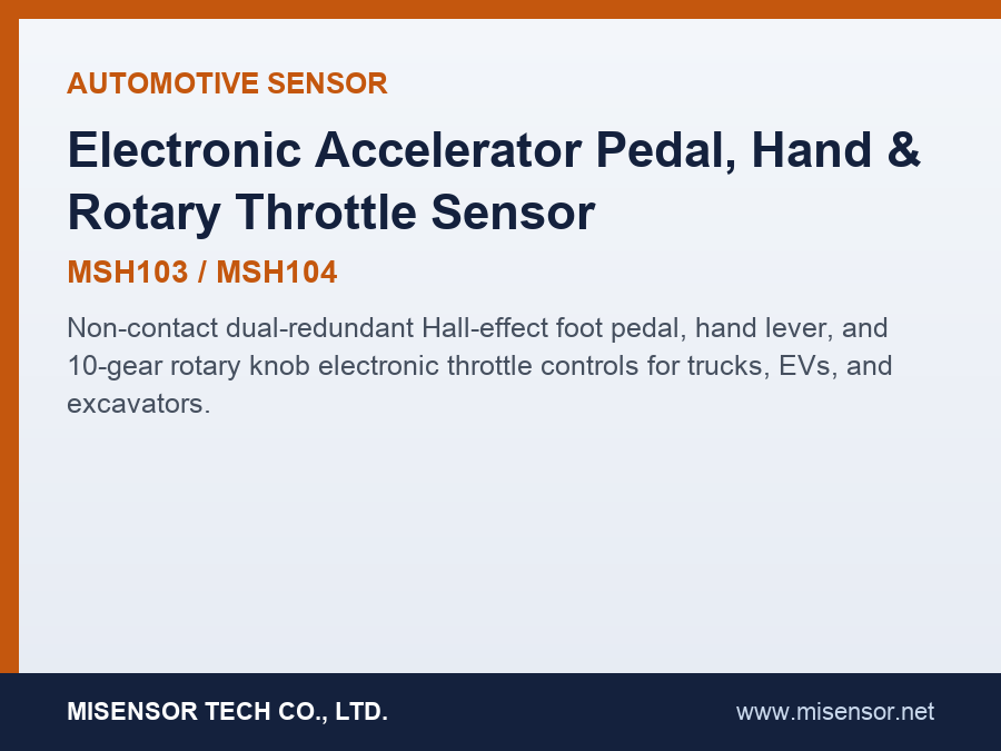 Electronic Accelerator Pedal Sensor (MSH103)