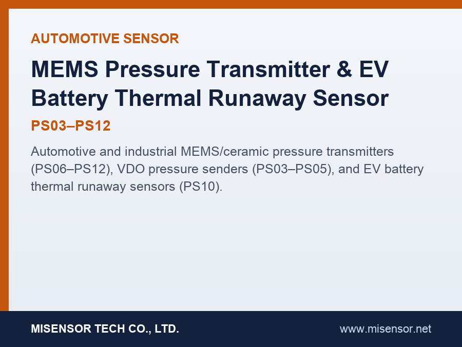 MEMS Pressure Transmitter (PS06–PS12 Series)