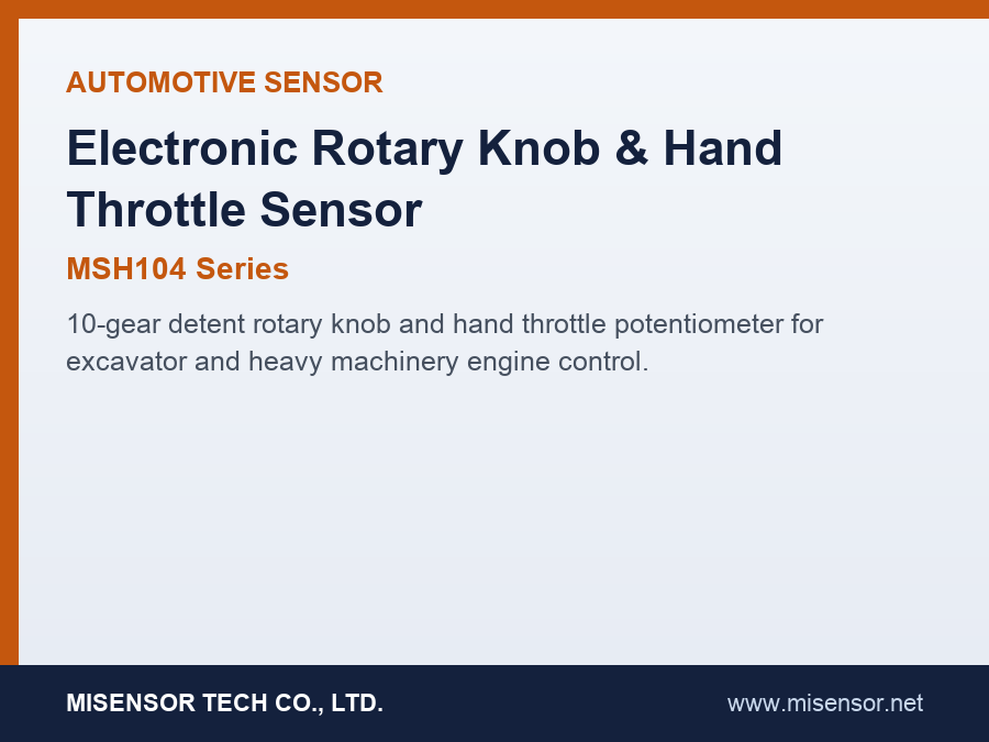 Electronic Rotary Knob & Hand Throttle Sensor (MSH104)