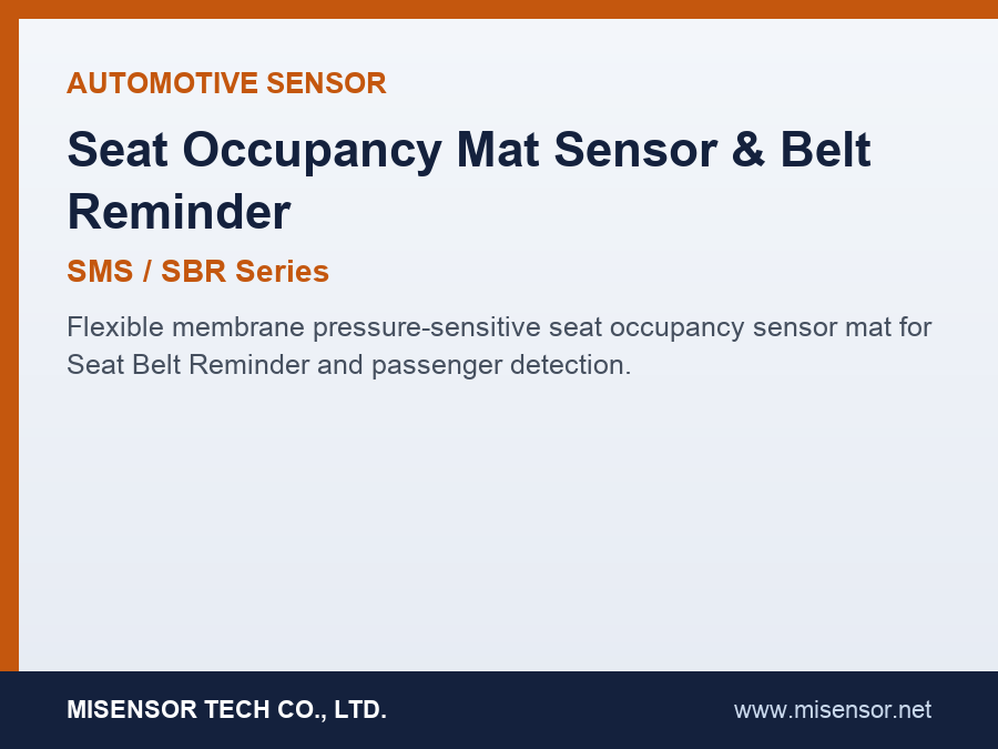 Seat Occupancy Mat Sensor & Belt Reminder (SMS / SBR)